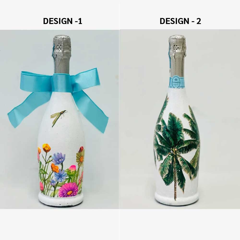hand-painted design bottles